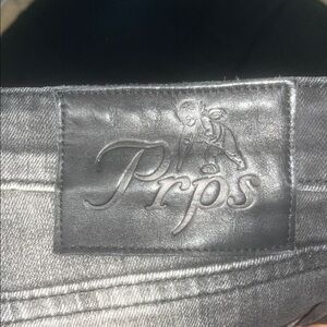 PRPS Metallic Silver Jeans